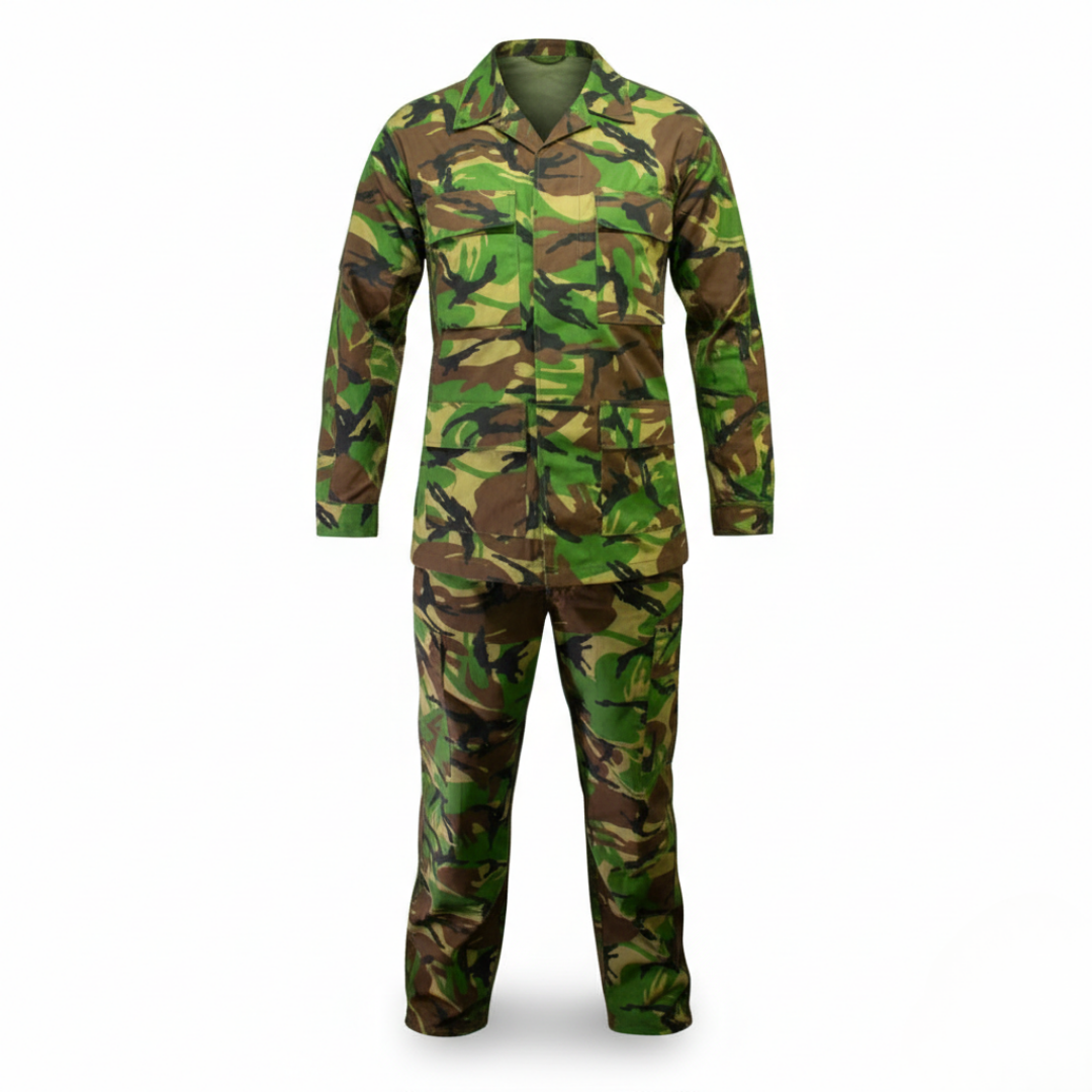 UNIFORME CAMUFLADO (BLUSA, PANTALON Y KEPI)